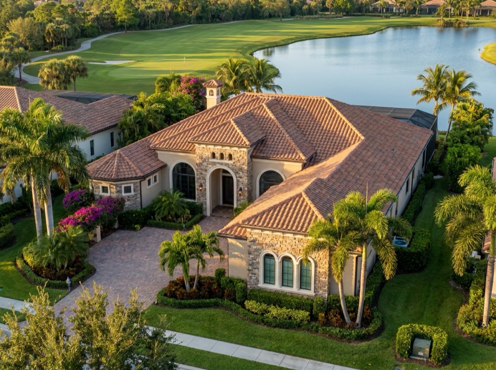 Luxury estate home in a gated golf and country club community